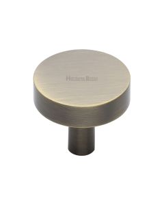 Heritage Brass Antique Brass Disc Cabinet Knob 32mm
