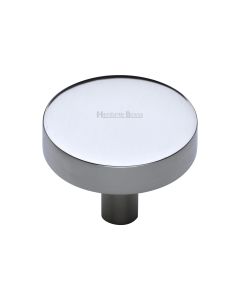 Heritage Brass Polished Chrome Disc Cabinet Knob 32mm