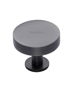 Heritage Brass Matt Bronze Disc Cabinet Knob With Base 38mm