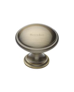 Heritage Brass Antique Brass Domed Cabinet Knob 32mm