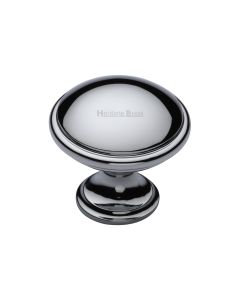 Heritage Brass Polished Chrome Domed Cabinet Knob 32mm