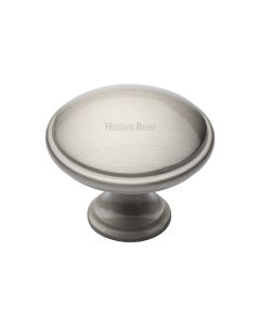 Heritage Brass Satin Nickel Domed Cabinet Knob 38mm