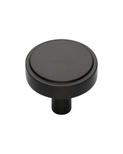 Heritage Brass Matt Bronze Stepped Disc Cabinet Knob 32mm