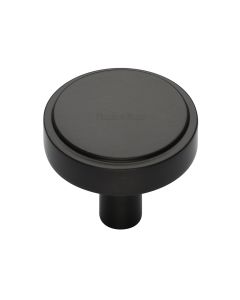 Heritage Brass Matt Bronze Stepped Disc Cabinet Knob 38mm