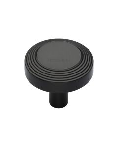 Heritage Brass Matt Bronze Ridge Cabinet Knob 32mm