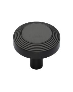 Heritage Brass Matt Bronze Ridge Cabinet Knob 38mm