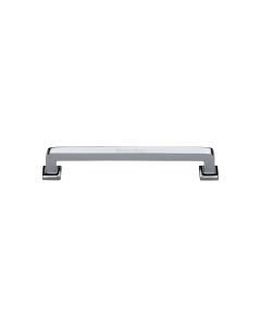 Heritage Brass Polished Chrome Square Vintage Cabinet Pull Handle 101mm