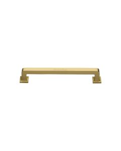 Heritage Brass Satin Brass Square Vintage Cabinet Pull Handle 101mm