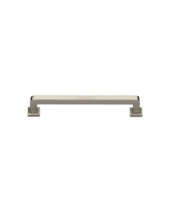 Heritage Brass Satin Nickel Square Vintage Cabinet Pull Handle 101mm