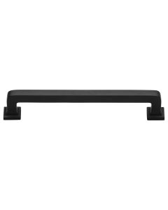 Heritage Brass Matt Black Square Vintage Cabinet Pull Handle 254mm