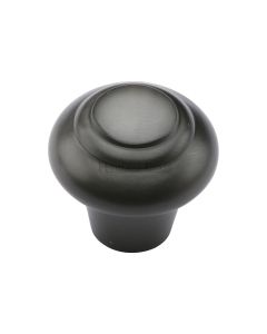 Heritage Brass Matt Bronze Round Bead Cabinet Knob 32mm