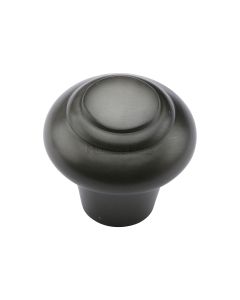 Heritage Brass Matt Bronze Round Bead Cabinet Knob 38mm