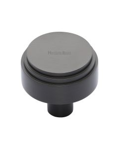 Heritage Brass Matt Bronze Round Deco Cabinet Knob 32mm