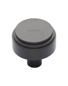 Heritage Brass Matt Bronze Round Deco Cabinet Knob 38mm