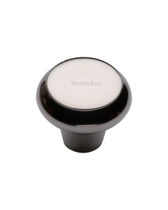 Heritage Brass Polished Nickel Finish Round Edge Cabinet Knob 38mm