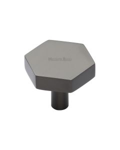 Heritage Brass Matt Bronze Hexagon Cabinet Knob 32mm