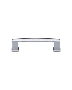 Heritage Brass Polished Chrome Vintage Cabinet Pull Handle 102mm