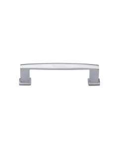 Heritage Brass Satin Chrome Vintage Cabinet Pull Handle 102mm