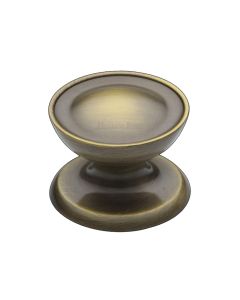 Heritage Brass Antique Brass Surrey Cabinet Knob 32mm