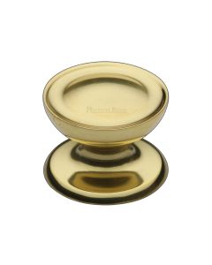 Heritage Brass Polished Brass Surrey Cabinet Knob 32mm