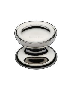 Heritage Brass Polished Nickel Finish Surrey Cabinet Knob 32mm