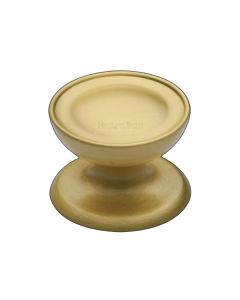 Heritage Brass Satin Brass Surrey Cabinet Knob 32mm