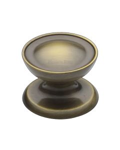 Heritage Brass Antique Brass Surrey Cabinet Knob 38mm