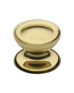 Heritage Brass Polished Brass Surrey Cabinet Knob 38mm