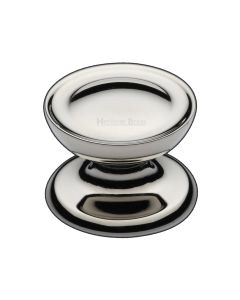 Heritage Brass Polished Nickel Finish Surrey Cabinet Knob 38mm