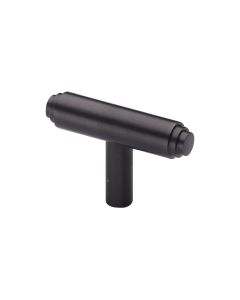 Heritage Brass Matt Bronze Stepped T-Bar Cabinet Knob 45mm