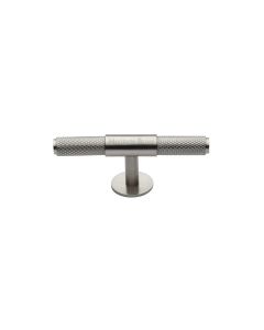 Heritage Brass Satin Nickel Knurled Fountain Cabinet Knob 60mm
