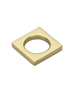 Heritage Brass Polished Brass Square Ring Pull 40mm