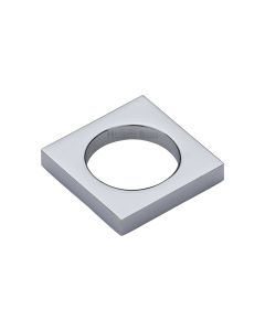 Heritage Brass Polished Chrome Square Ring Pull 40mm