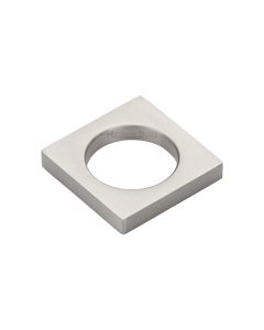 Heritage Brass Satin Nickel Square Ring Pull 40mm