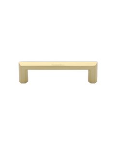 Heritage Brass Polished Brass Hex Profile Cabinet Pull Handle 102mm