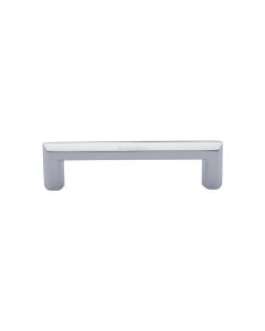 Heritage Brass Polished Chrome Hex Profile Cabinet Pull Handle 102mm