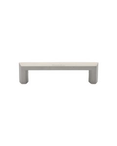 Heritage Brass Satin Nickel Hex Profile Cabinet Pull Handle 102mm