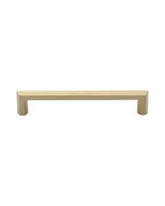 Heritage Brass Satin Brass Hex Profile Cabinet Pull Handle 152mm