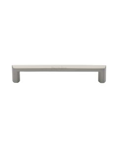 Heritage Brass Satin Nickel Hex Profile Cabinet Pull Handle 152mm