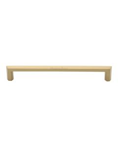 Heritage Brass Satin Brass Hex Profile Cabinet Pull Handle 203mm