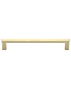 Heritage Brass Polished Brass Hex Profile Cabinet Pull Handle 254mm