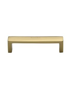 Heritage Brass Polished Brass Wide Metro Cabinet Pull Handle 101mm