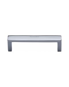 Heritage Brass Polished Chrome Wide Metro Cabinet Pull Handle 101mm