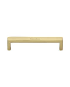 Heritage Brass Polished Brass Wide Metro Cabinet Pull Handle 128mm