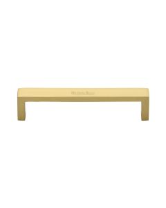 Heritage Brass Satin Brass Wide Metro Cabinet Pull Handle 128mm