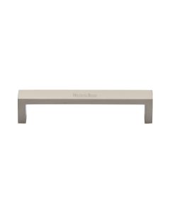 Heritage Brass Satin Nickel Wide Metro Cabinet Pull Handle 128mm