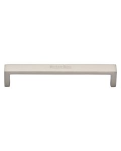 Heritage Brass Satin Nickel Wide Metro Cabinet Pull Handle 152mm