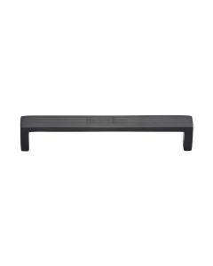 Heritage Brass Matt Black Wide Metro Cabinet Pull Handle 160mm