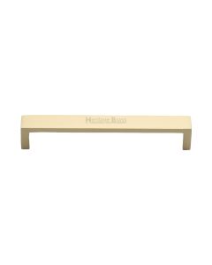 Heritage Brass Satin Brass Wide Metro Cabinet Pull Handle 160mm
