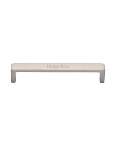 Heritage Brass Satin Nickel Wide Metro Cabinet Pull Handle 160mm